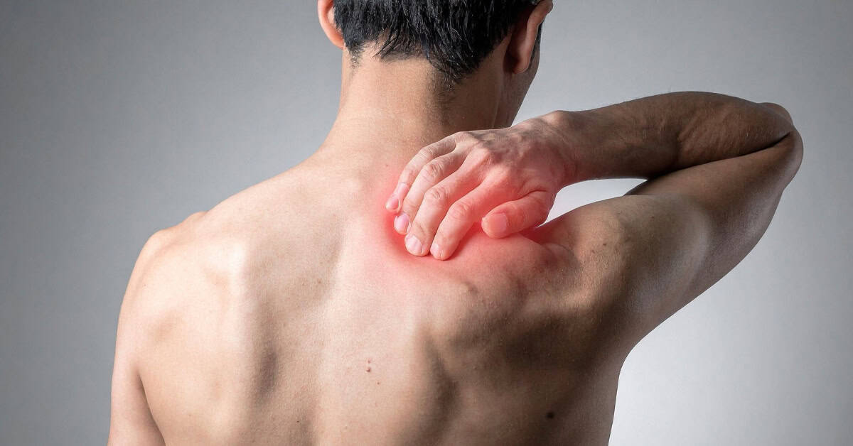 how to release a pinched nerve in shoulder blade